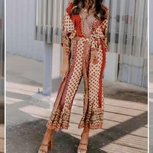 ISO Impressions Boutique Satin Jumpsuit